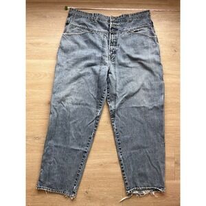 Vintage Marithe Francois Girbaud Baggy Jeans Men 42M Blue Denim Cotton High Rise